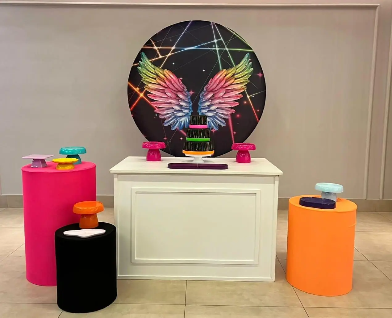 Decoração neon
