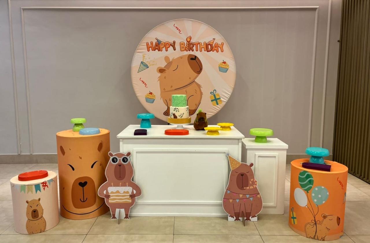 Decoração capivara
